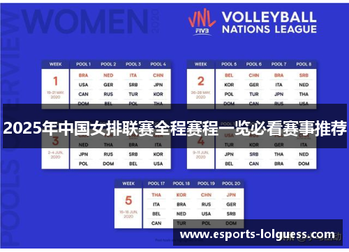 2025年中国女排联赛全程赛程一览必看赛事推荐